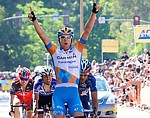 Ryder Hesjedal wins the 8th stage of the Tour of California 2010